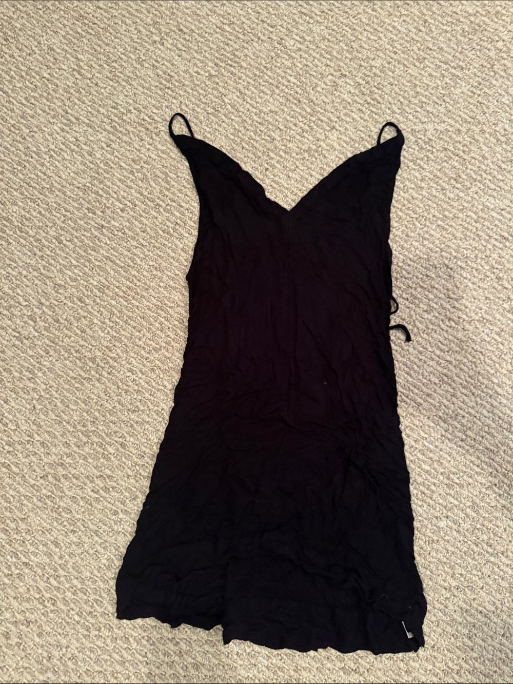 Free People Black Slip Dress
